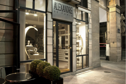 Boutique Alexandre de Paris située au 235 rue Saint Honoré, Paris